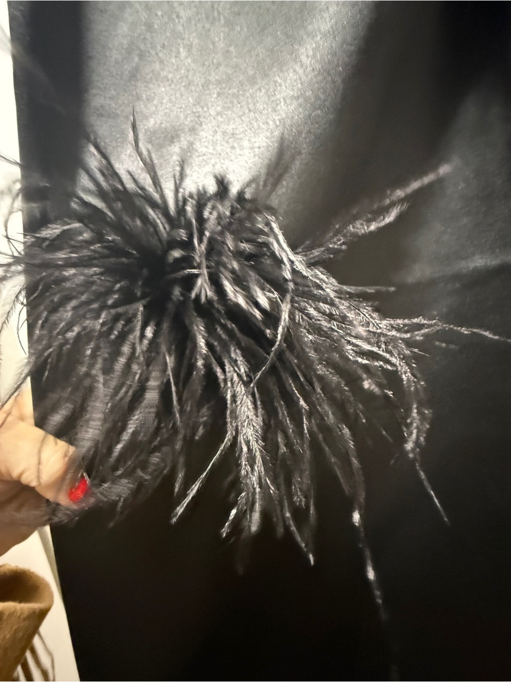 Frances Valentine Francesca Feather Maxi Dress NWTs Small - Picture 6 of 11